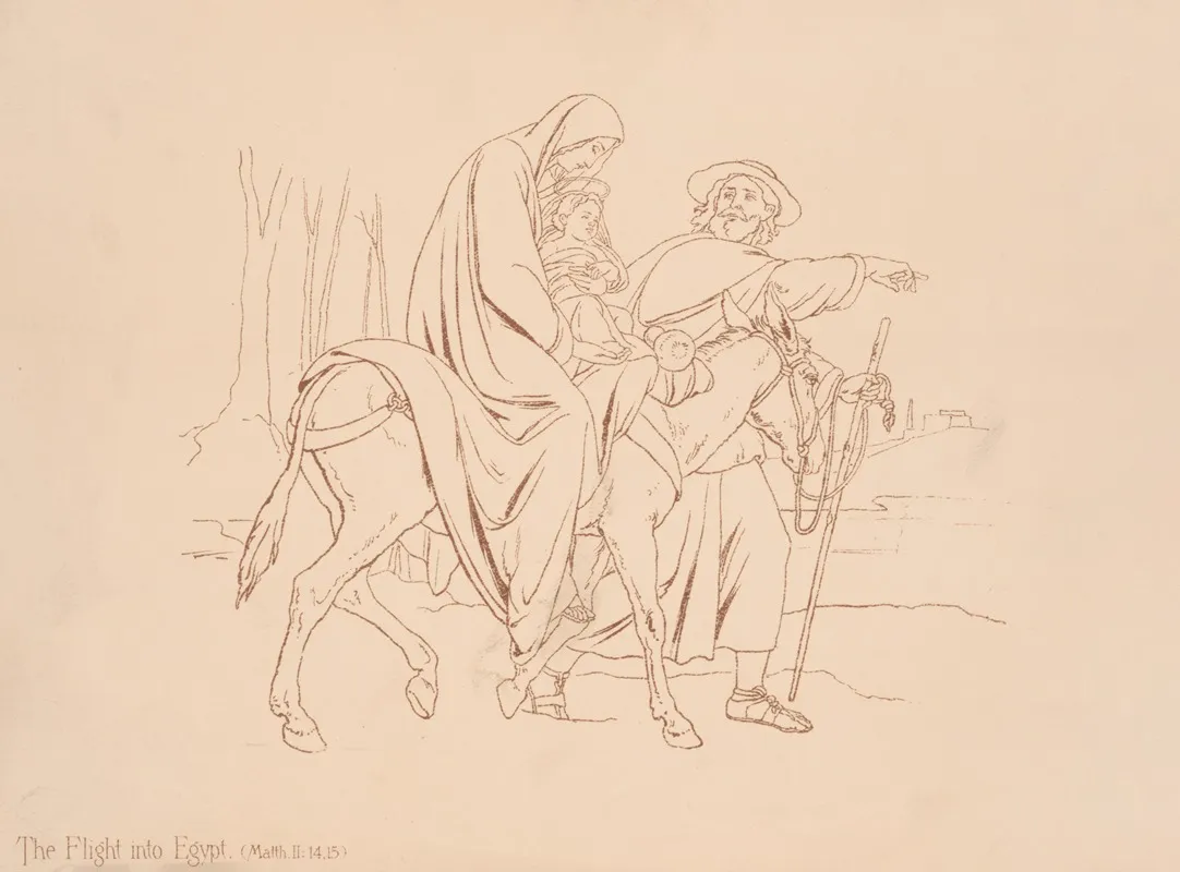The Flight Into Egypt Matth Ii14 15