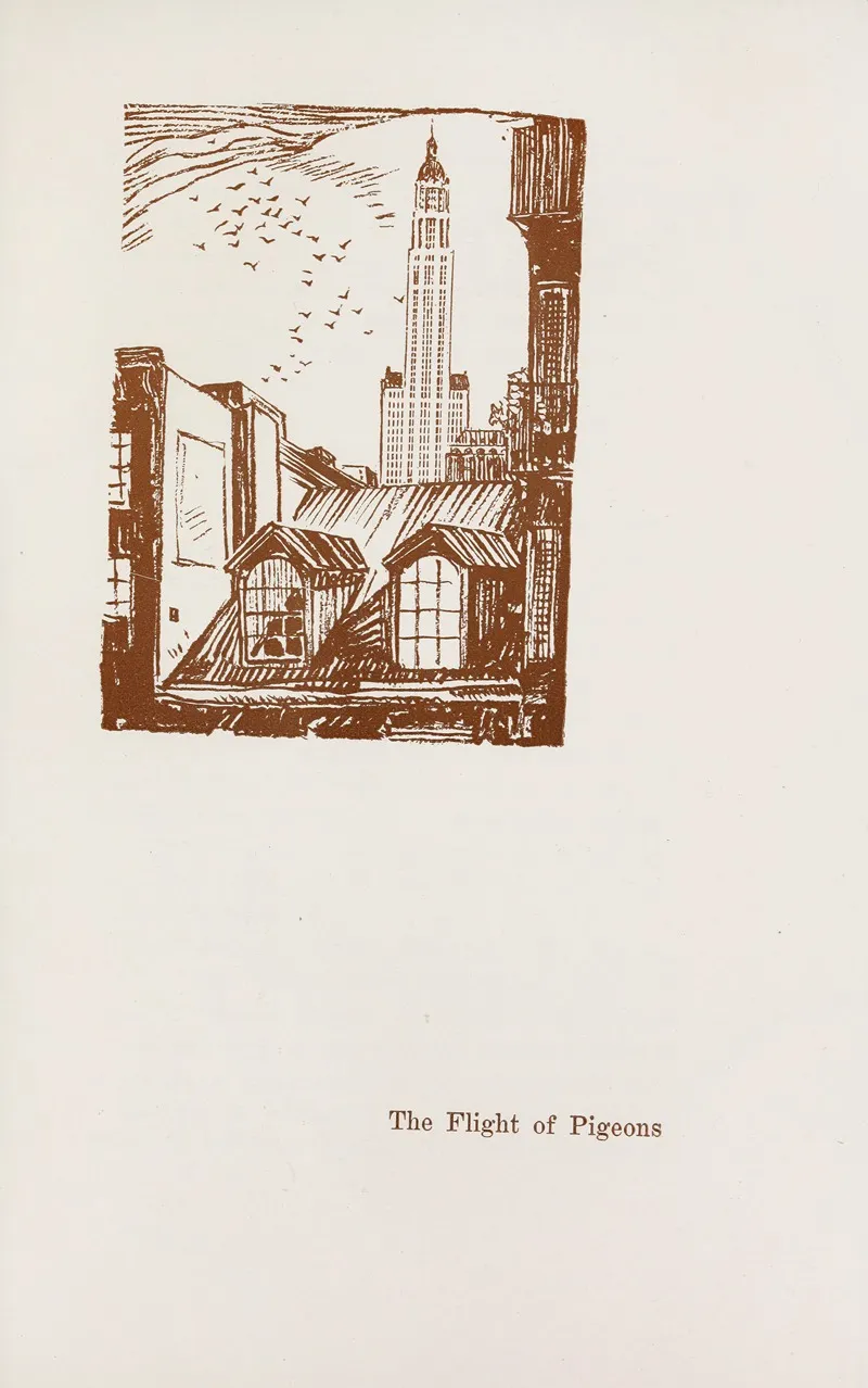 The Flight Of Pigeons Wall Art by Theodore Dreiser - High-Resolution Digital Print