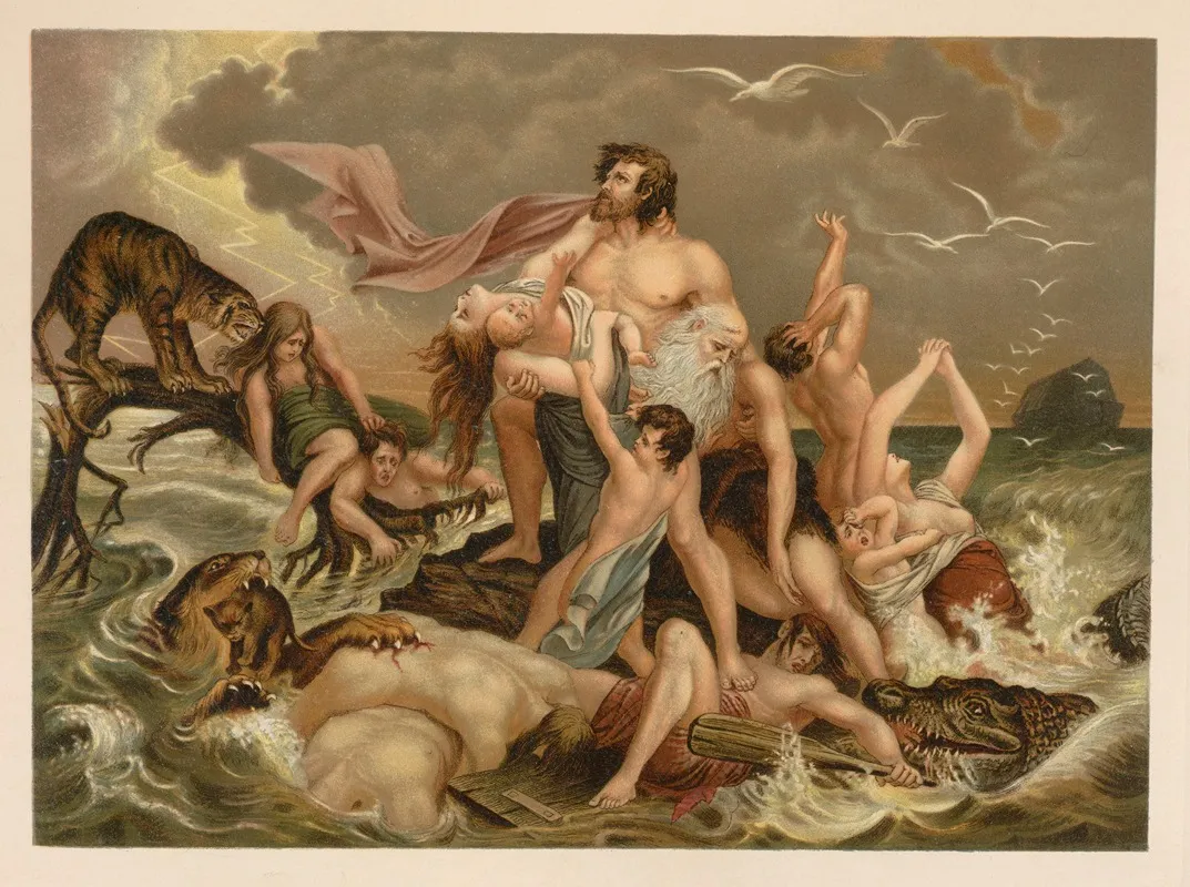 The Flood 7 Wall Art by Jan Ladislaw Sýkora - High-Resolution Digital Print
