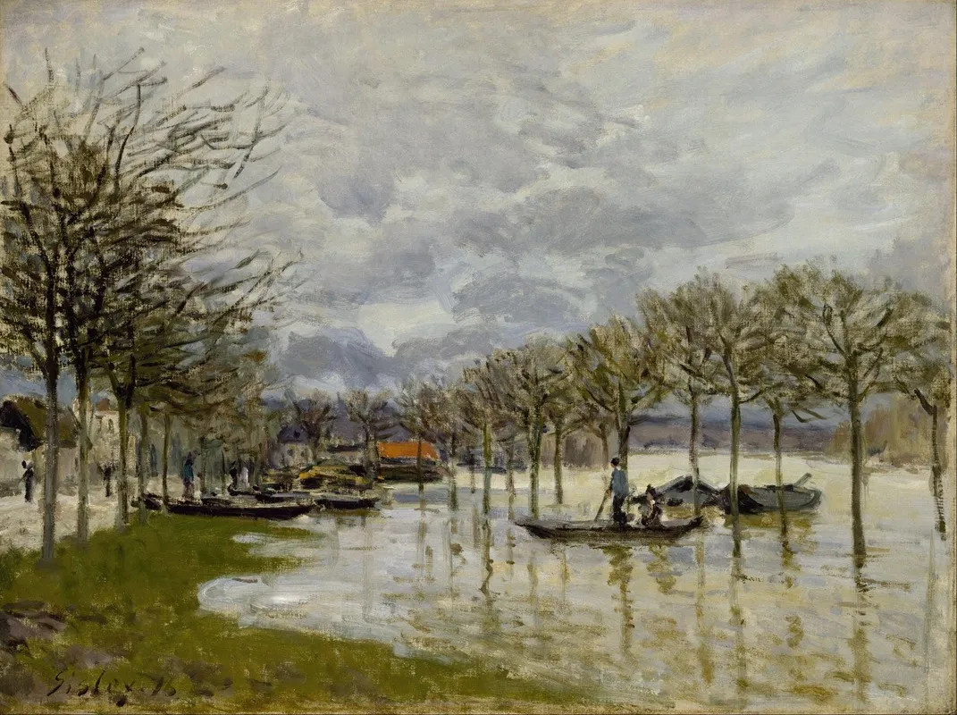 The Flood On The Road To Saint Germain