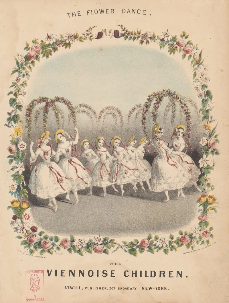 The Flower Dance Of The Viennoise Children Wall Art by John Brandard - High-Resolution Digital Print