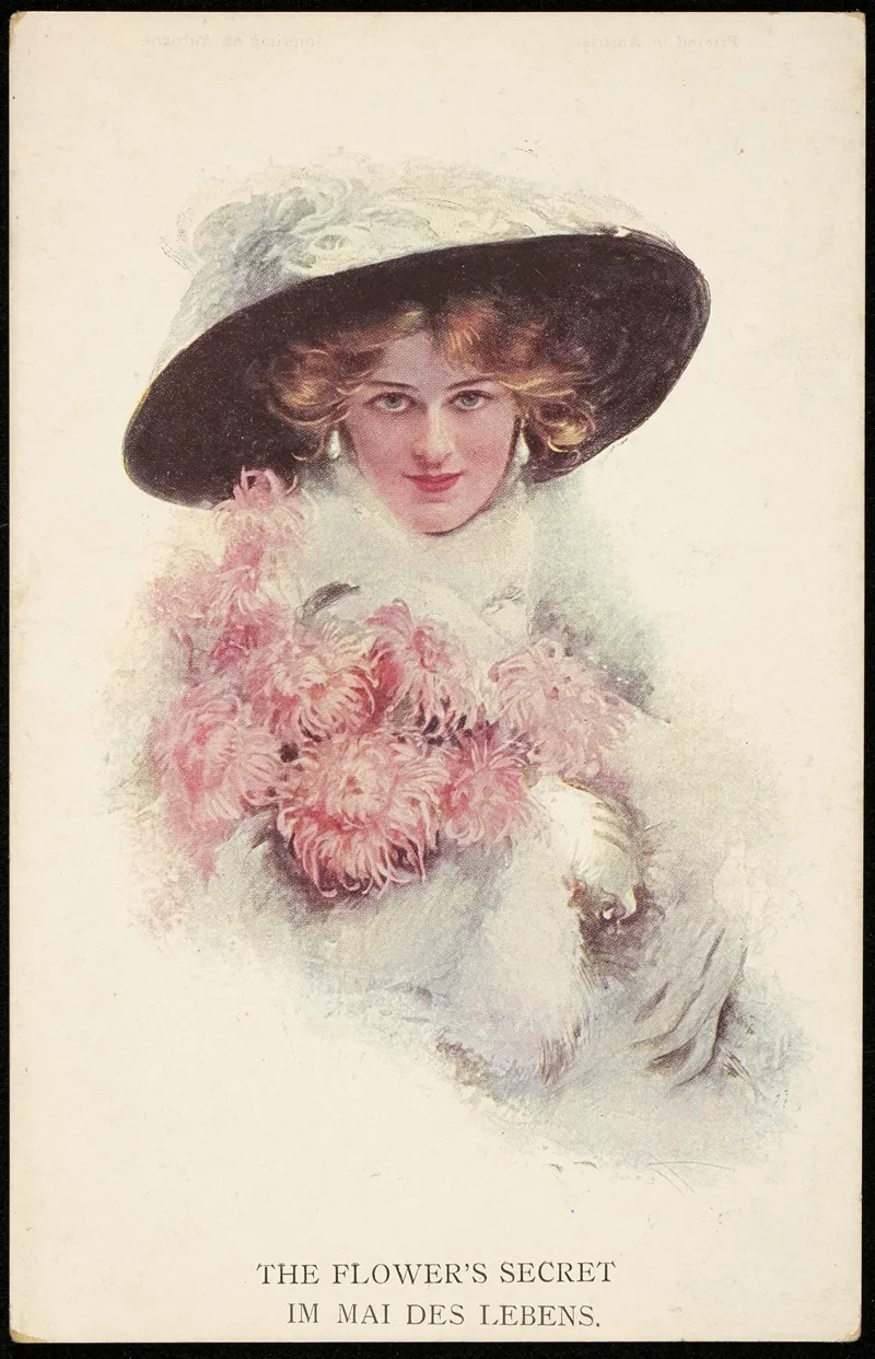 The Flowers Secret Wall Art by M. M. Vienne - High-Resolution Digital Print