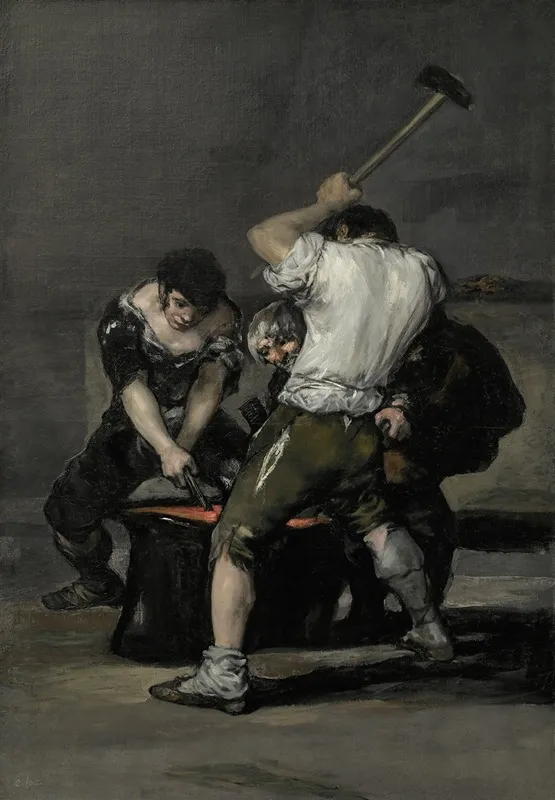 The Forge 3 Wall Art by Francisco de Goya - High-Resolution Digital Print