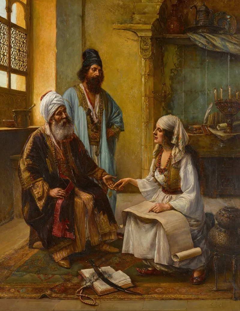 The Fortune Teller 28 Wall Art by Clemente Pujol de Guastavino - High-Resolution Digital Print