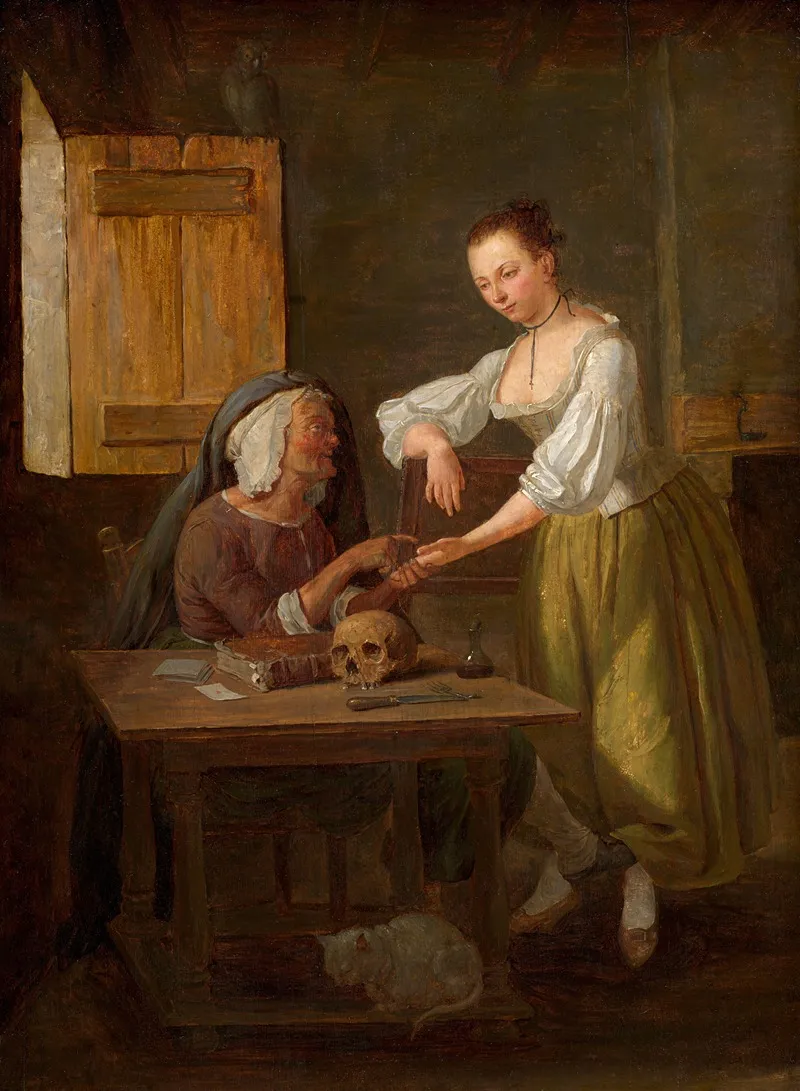 The Fortune Teller 33 Wall Art by Léonard Defrance - High-Resolution Digital Print