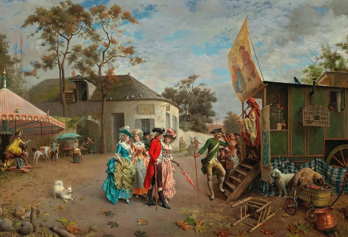 The Fortune Teller 5 Wall Art by Oreste Cortazzo - High-Resolution Digital Print