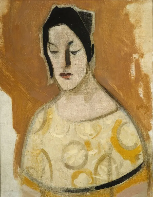 The Fortune Teller Woman In Yellow Dress