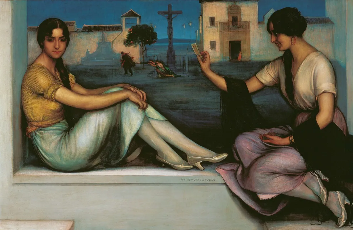 The Fortune Telling Wall Art by Julio Romero De Torres - High-Resolution Digital Print