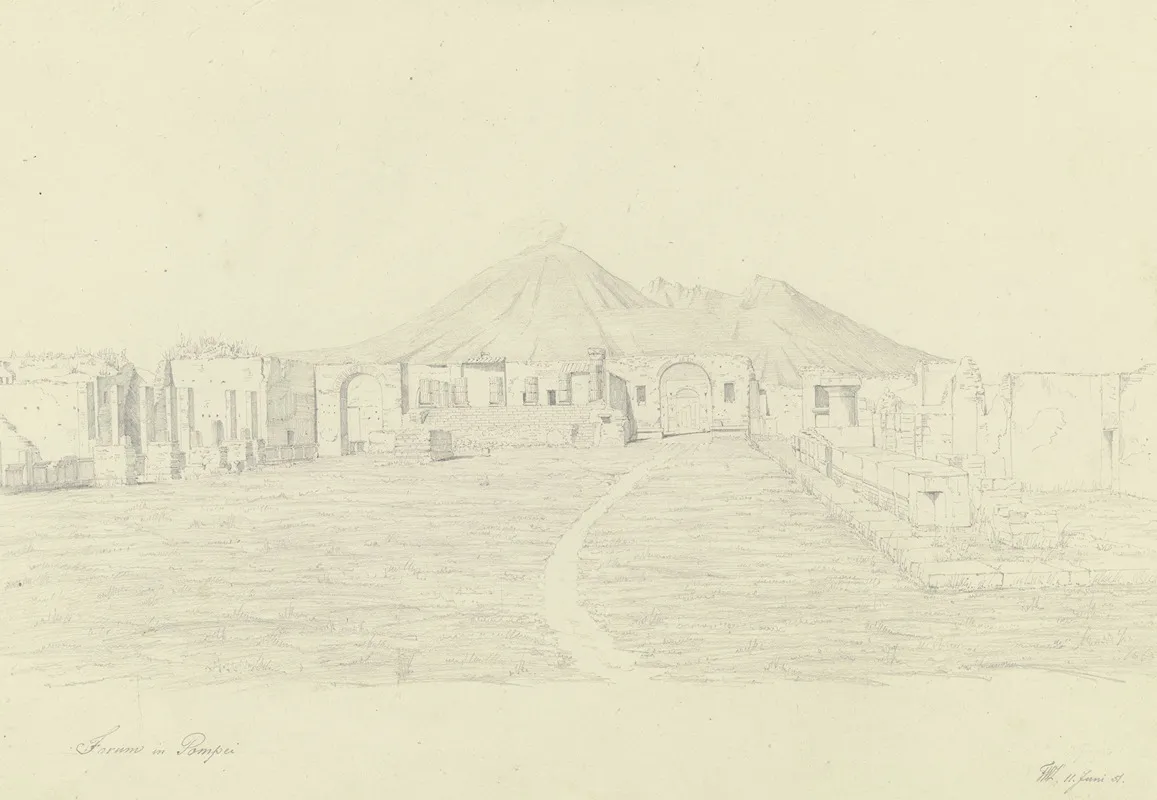 The Forum In Pompeii