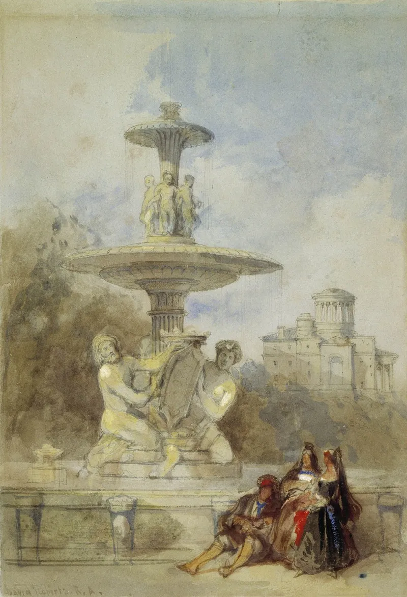 The Fountain On The Prado Madrid
