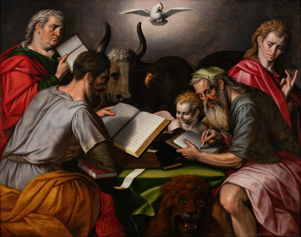 The Four Evangelists 8 Wall Art by Anthonie Blocklandt Van Montfoort - High-Resolution Digital Print