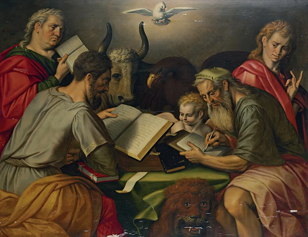 The Four Evangelists Wall Art by Frans Floris - High-Resolution Digital Print