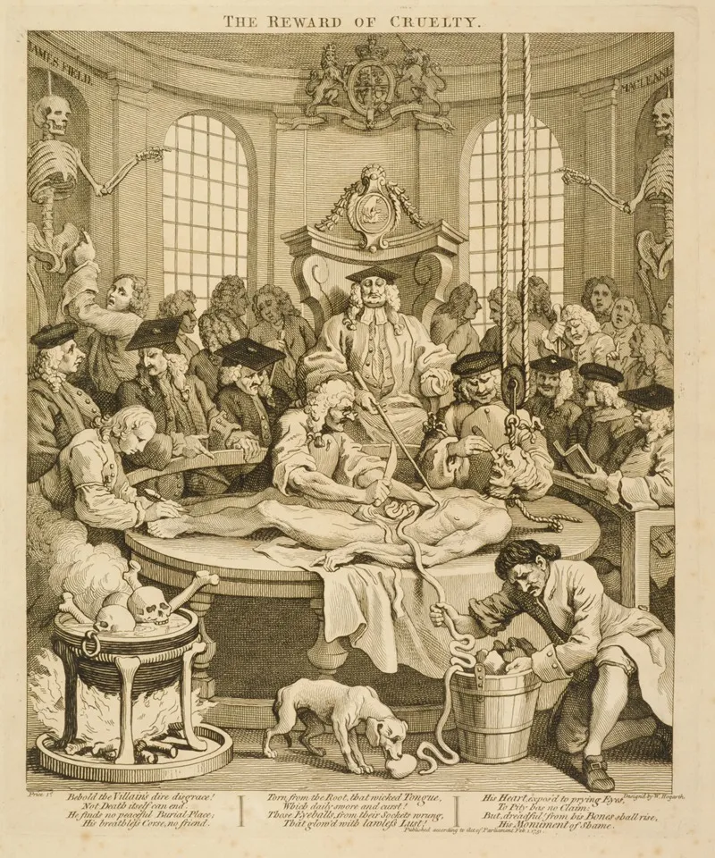 The Four Stages Of Cruelty Plate Iv The Reward Of Cruelty Wall Art by Thomas Cook - High-Resolution Digital Print
