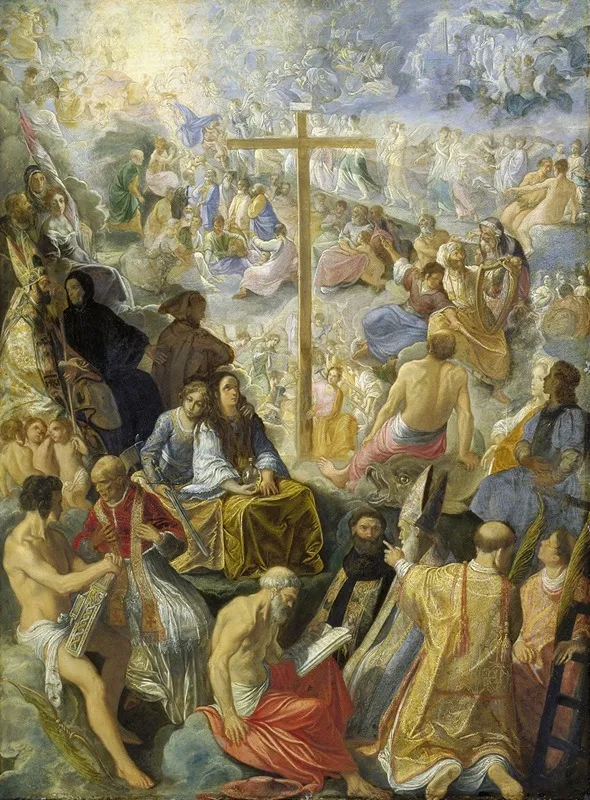 The Frankfurt Altarpiece Of The Exaltation Of The True Cross