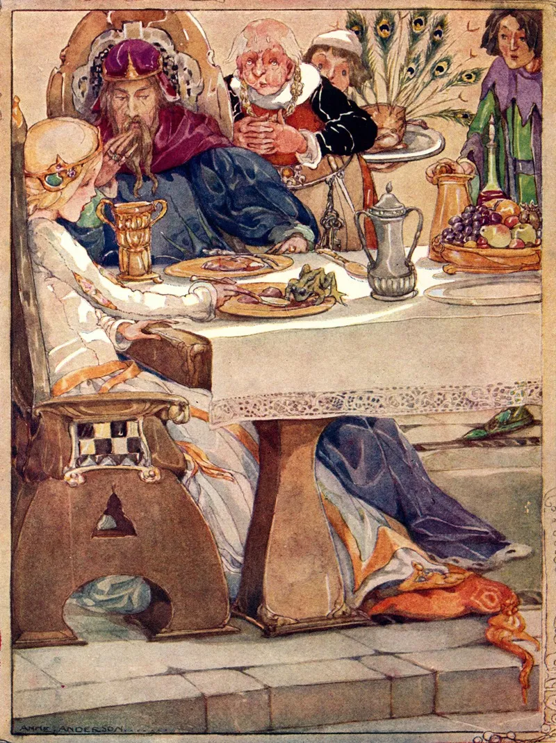 The Frog Prince Wall Art by Anne Anderson - High-Resolution Digital Print