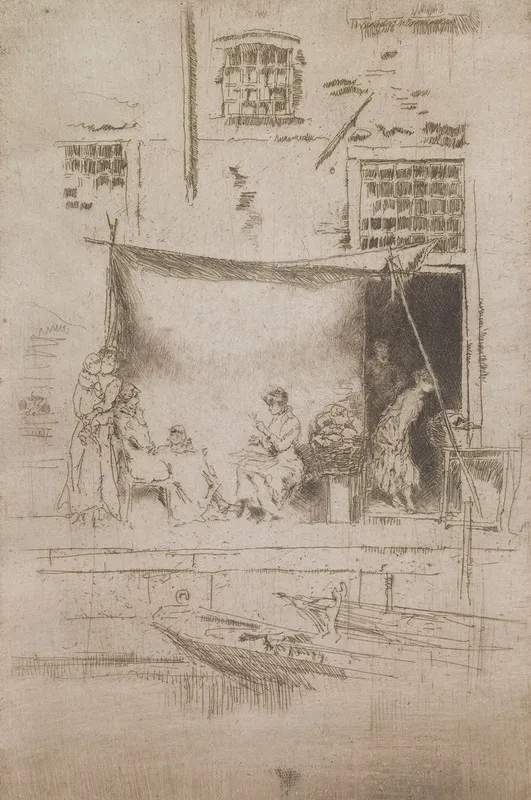 The Fruit Stall Wall Art by James Abbott McNeill Whistler - High-Resolution Digital Print