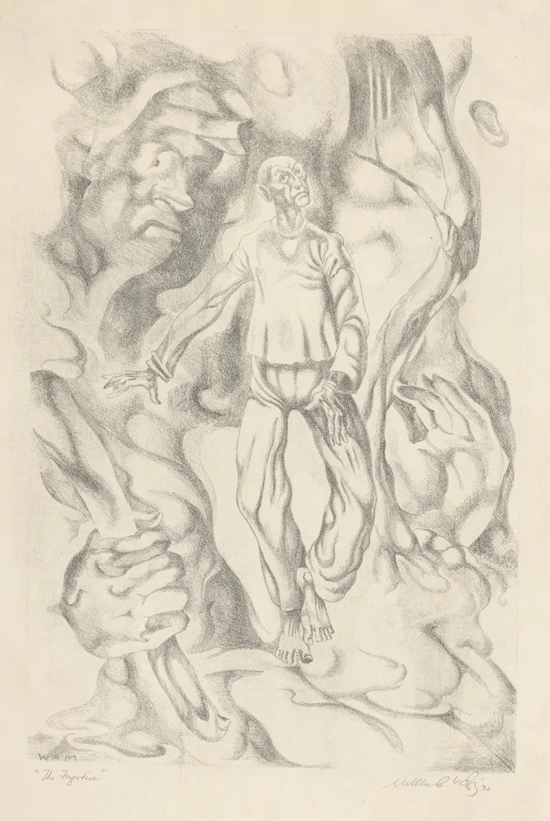 The Fugitive Wall Art by William Asby McCloy - High-Resolution Digital Print