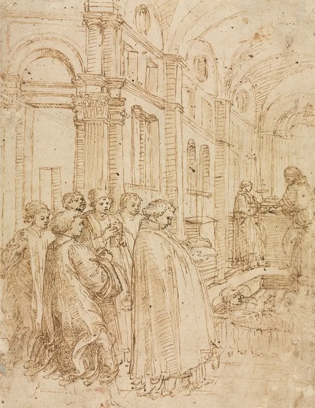 The Funeral Of Saint Stephen Wall Art by Filippo Lippi - High-Resolution Digital Print