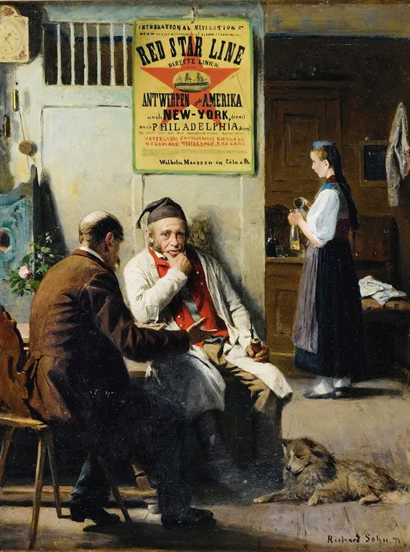 The Future Emigrant To New York Wall Art by Richard Sohn - High-Resolution Digital Print