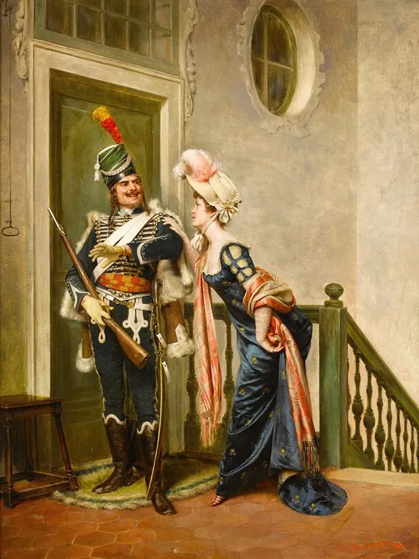 The Gallant Officer Wall Art by Frédéric Soulacroix - High-Resolution Digital Print