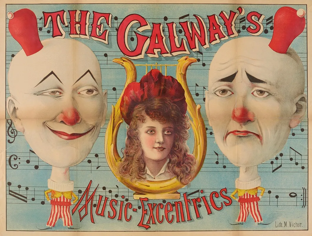 The Galways Music Excentrics Wall Art by Imp. M. Victor - High-Resolution Digital Print