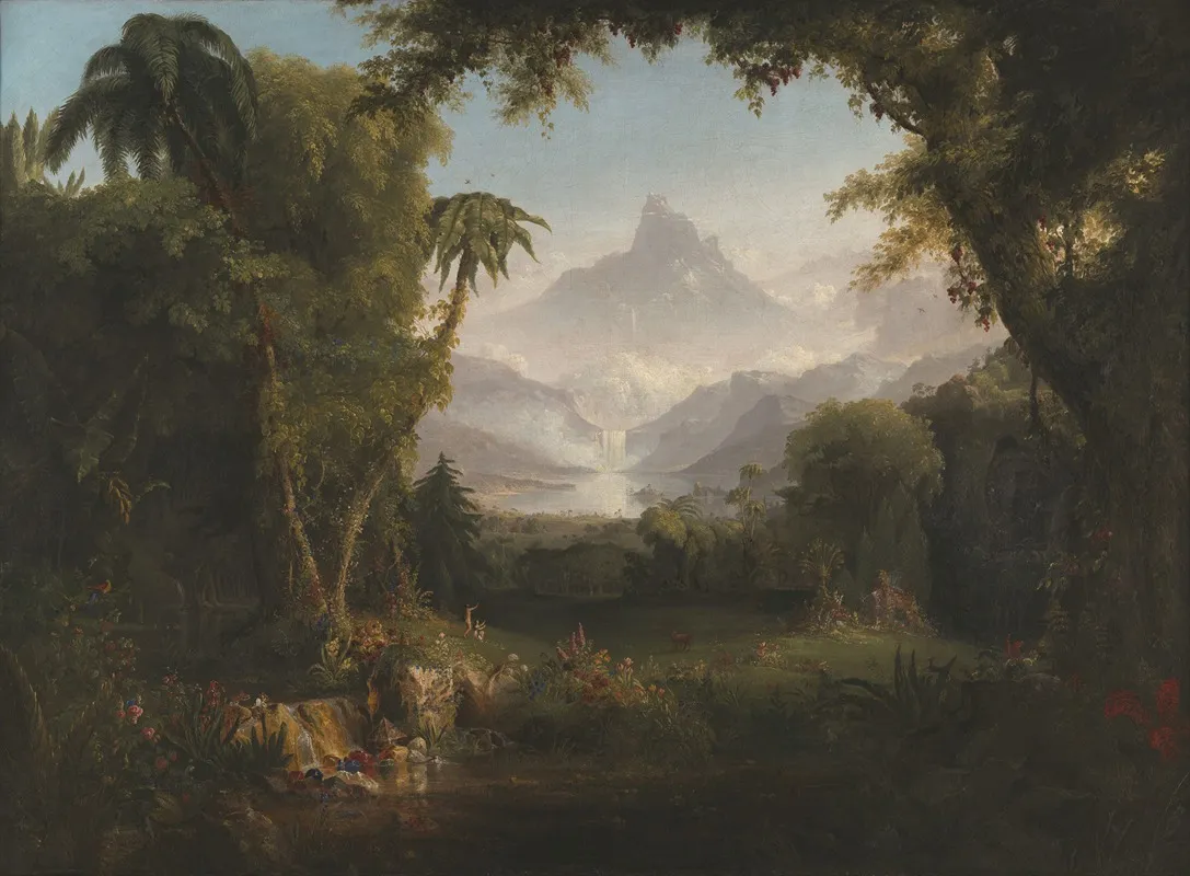 The Garden Of Eden 2 Wall Art by Thomas Cole - High-Resolution Digital Print