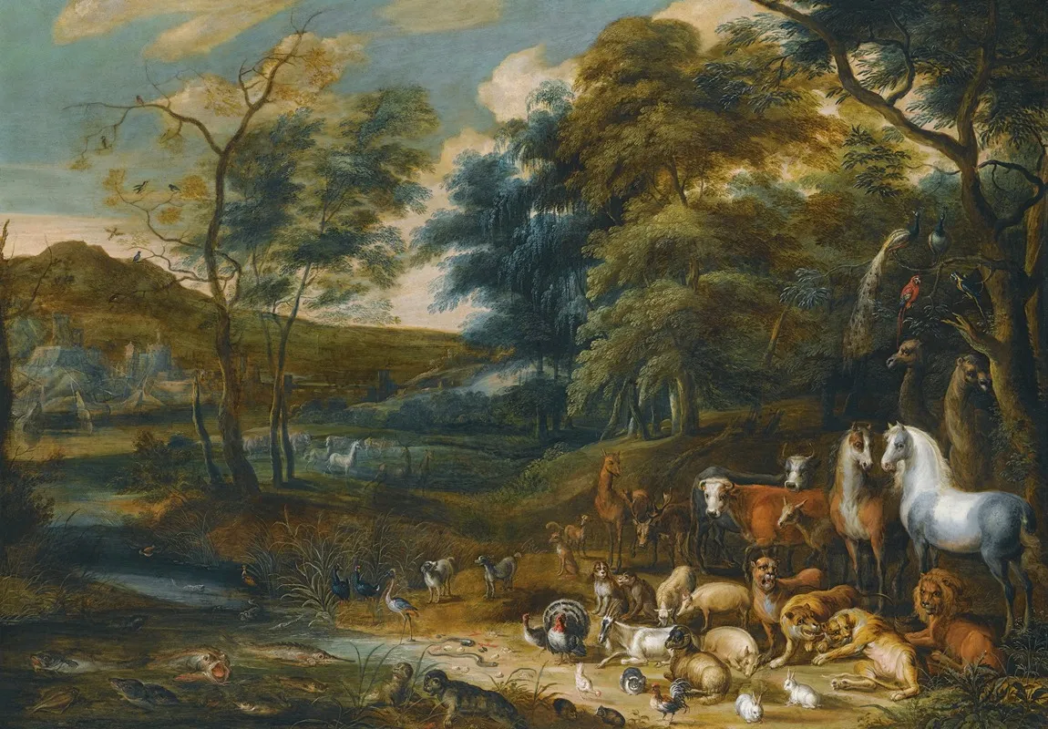 The Garden Of Eden Wall Art by Isaac Van Oosten - High-Resolution Digital Print