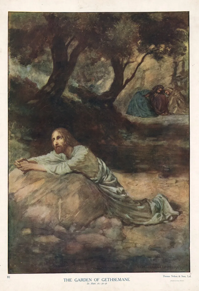 The Garden Of Getsemane Wall Art by William Henry Margetson - High-Resolution Digital Print