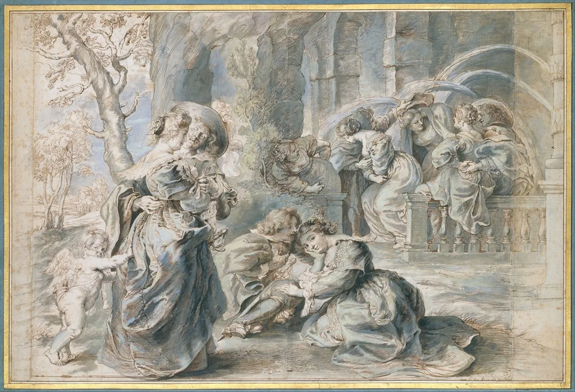 The Garden Of Love Left Portion
