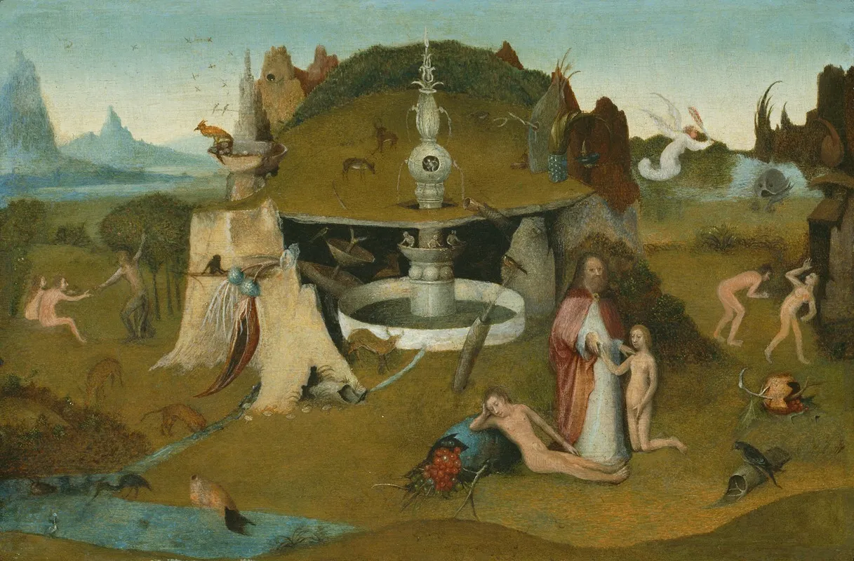 The Garden Of Paradise Wall Art by Workshop of Hieronymus Bosch - High-Resolution Digital Print