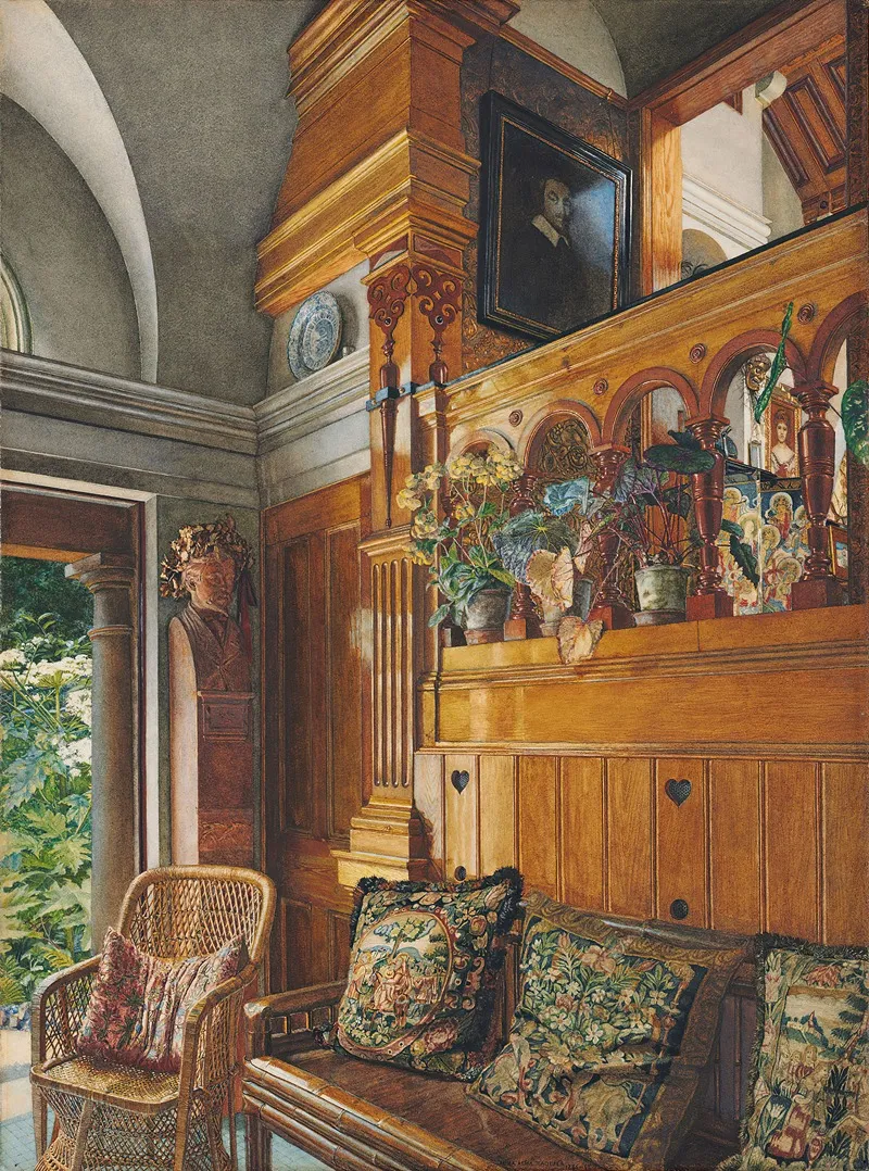 The Garden Studio Wall Art by Anna Alma-Tadema - High-Resolution Digital Print