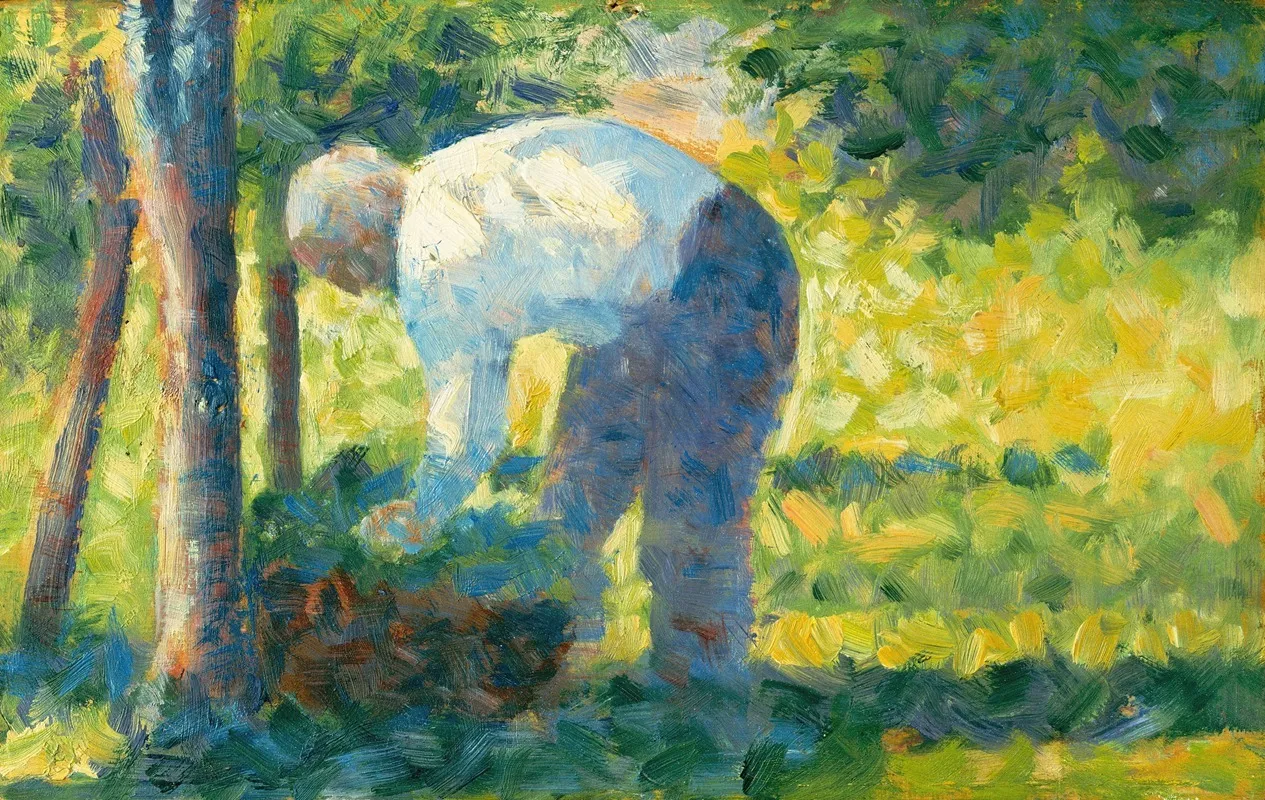The Gardener 4 Wall Art by Georges Seurat - High-Resolution Digital Print