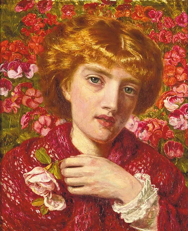 The Gardeners Daughter Wall Art by John Ingle Lee - High-Resolution Digital Print