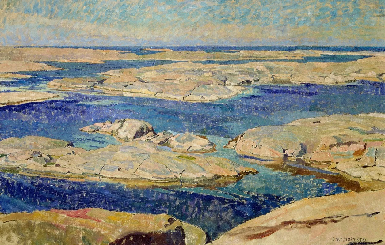 The Gaso Skerries Wall Art by Carl Wilhelmson - High-Resolution Digital Print