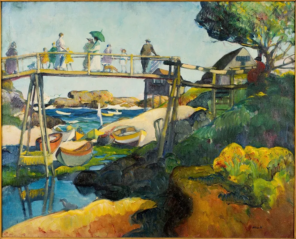 The Gay Bridge Wall Art by Leon Kroll - High-Resolution Digital Print