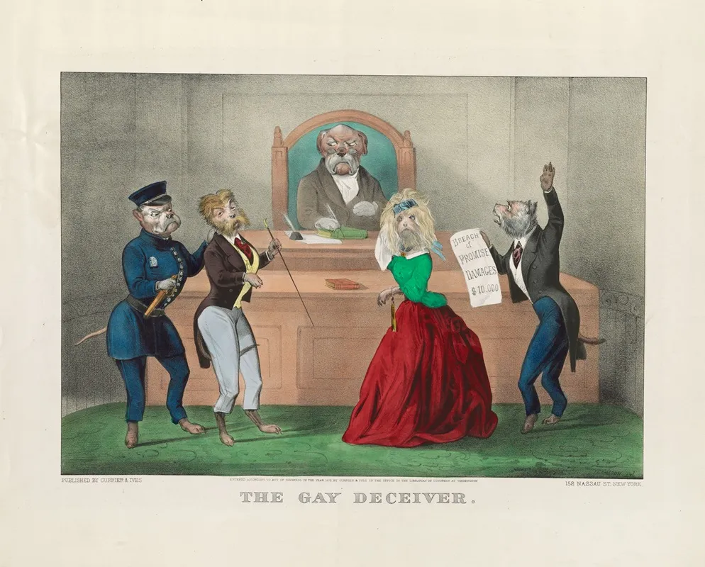 The Gay Deceiver Wall Art by John Cameron - High-Resolution Digital Print