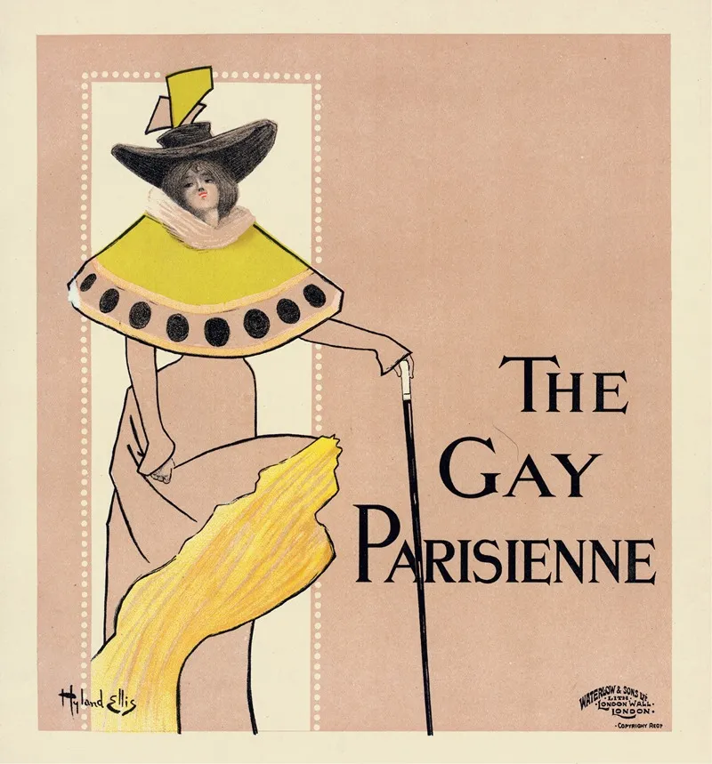 The Gay Parisienne Wall Art by Hyland Ellis - High-Resolution Digital Print