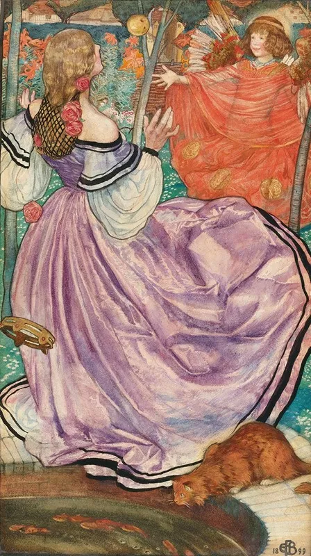 The Gilded Apple Wall Art by Eleanor Fortescue-Brickdale - High-Resolution Digital Print