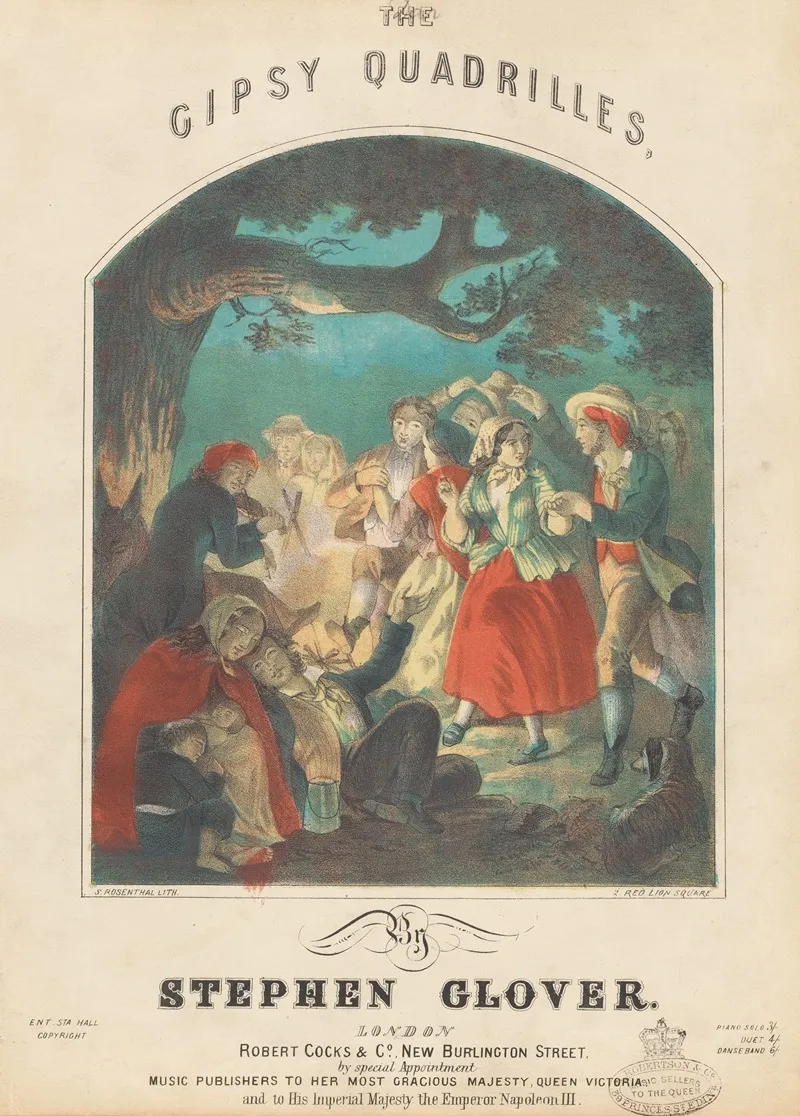 The Gipsy Quadrilles By Stephen Glover Wall Art by S. Rosenthal - High-Resolution Digital Print