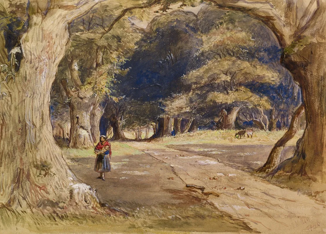 The Gipsy Wall Art by Sir John Everett Millais - High-Resolution Digital Print