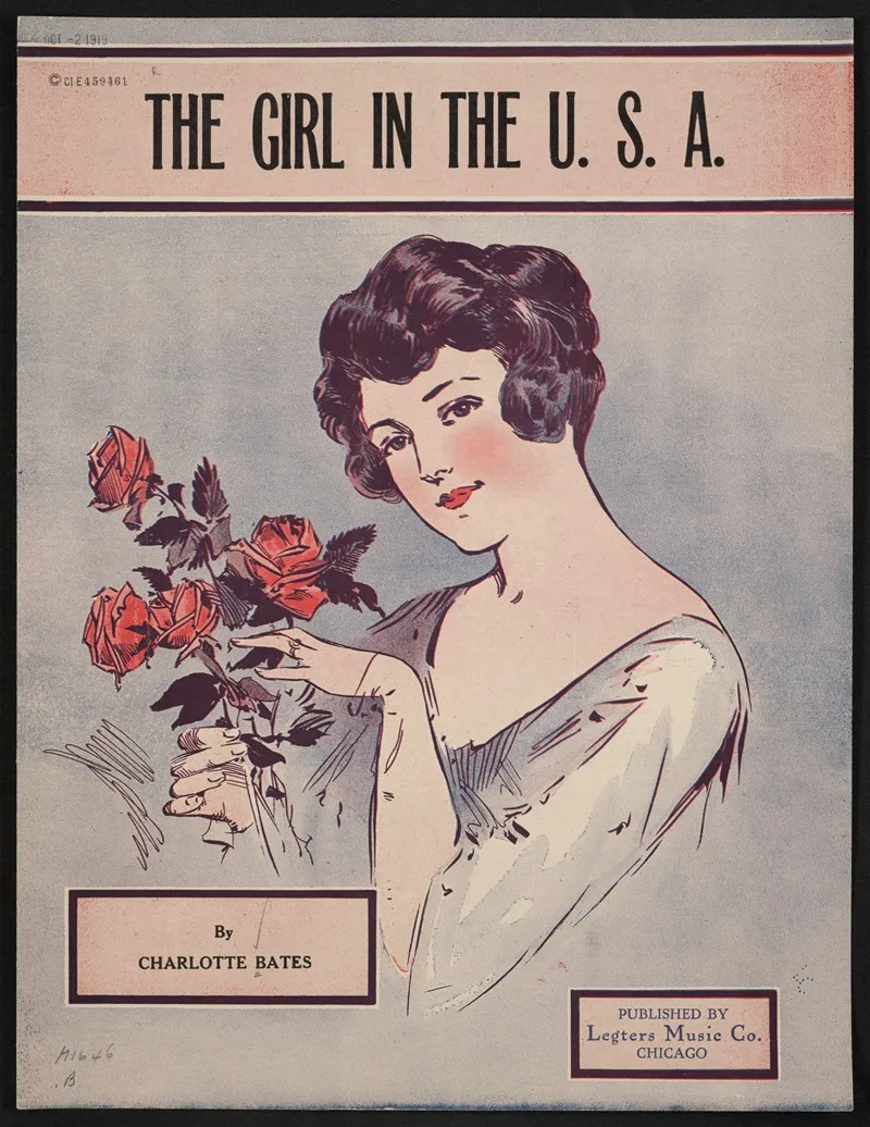 The Girl In The U S A Wall Art by Anonymous - High-Resolution Digital Print