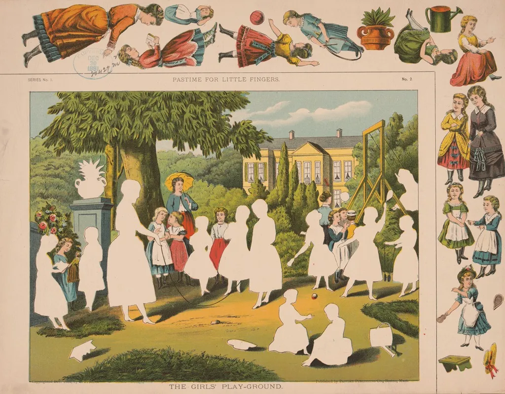 The Girls Play Ground Wall Art by Pastime Publishing Co. - High-Resolution Digital Print
