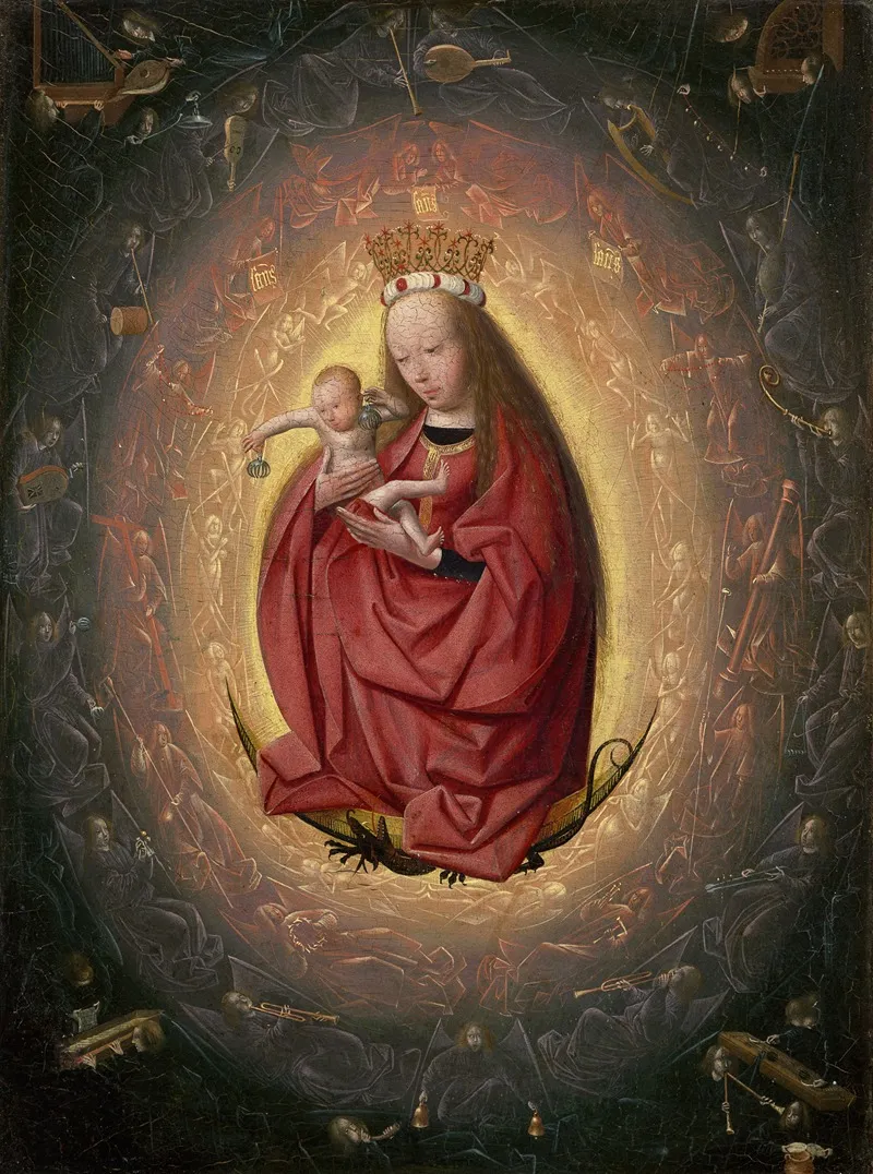 The Glorification Of The Virgin Wall Art by Circle of Geertgen tot Sint Jans - High-Resolution Digital Print