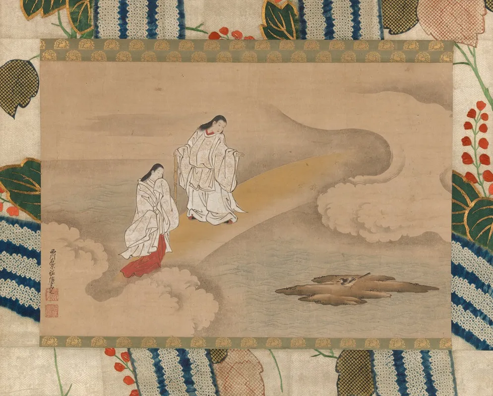 The God Izanagi And Goddess Izanami