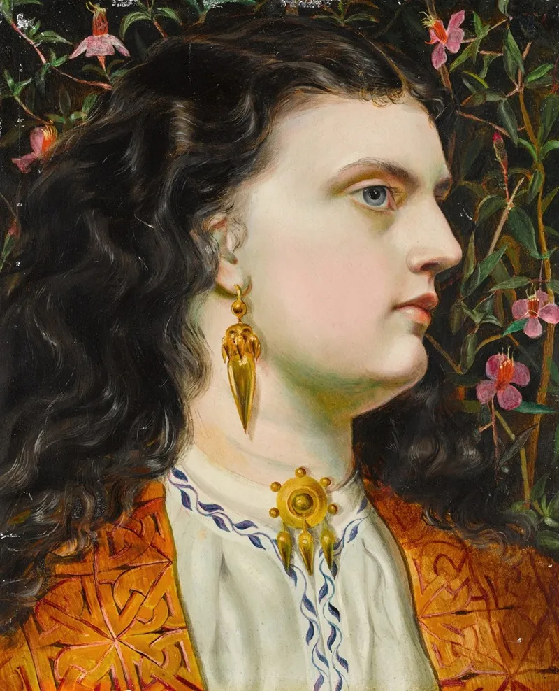 The Gold Earring Wall Art by Emma Sandys - High-Resolution Digital Print