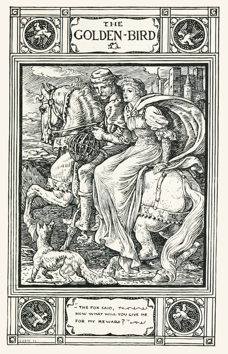 The Golden Bird Wall Art by Walter Crane - High-Resolution Digital Print