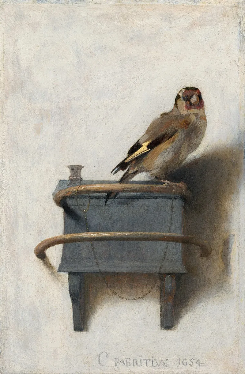The Goldfinch Wall Art by Carel Fabritius - High-Resolution Digital Print