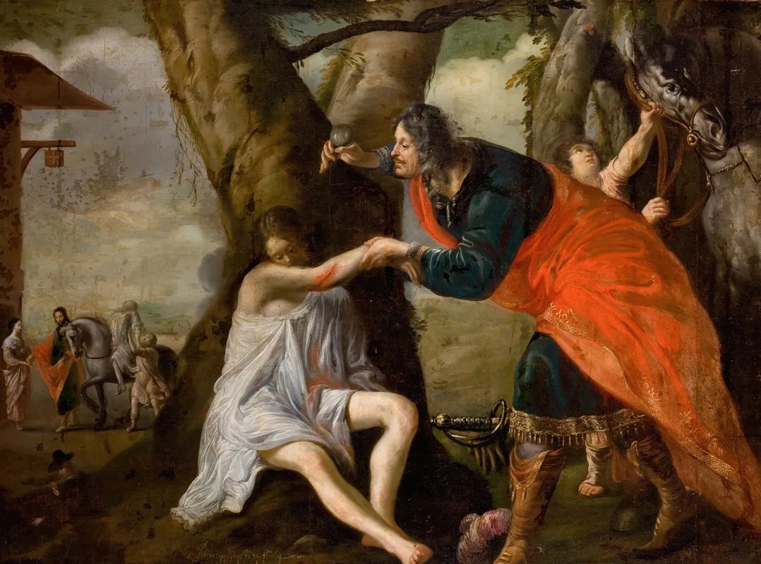 The Good Samaritan 19 Wall Art by Flemish School - High-Resolution Digital Print