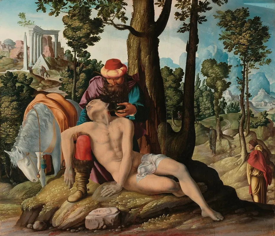 The Good Samaritan 20 Wall Art by Master of the Good Samaritan - High-Resolution Digital Print