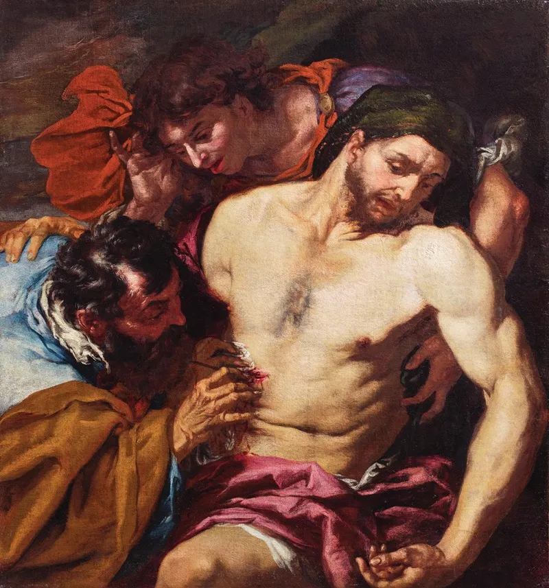 The Good Samaritan 29 Wall Art by Giovanni Battista Langetti - High-Resolution Digital Print